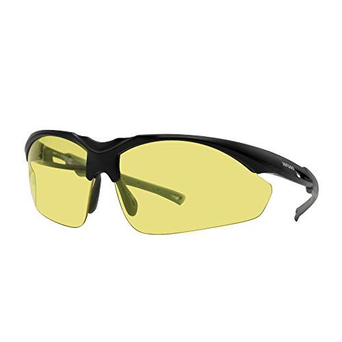 PROTEAR Shooting Glasses UV 400 Protection Protective Eyewear,Anti Fog Anti Scratch Safety Glasses with Case,Yellow