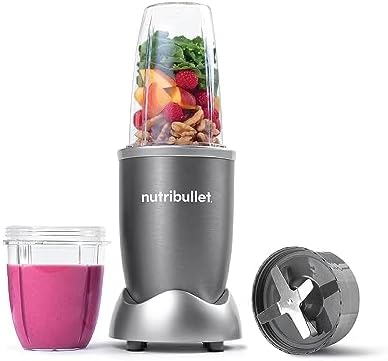 NutriBullet 600 Watts, 3pc Accessories, Multi-Function High Speed