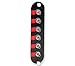 Corning LANscape CCH Patch Panel with 6 ST Compatible adapters, Single-Mode, Ceramic Insert CCH-CP06-19T