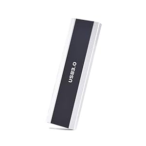 Externe harde schijf, 1TB 2TB Slim Portable Hard Drive externe opslag compatibel met PC, laptop en Mac (1TB-B Silver)