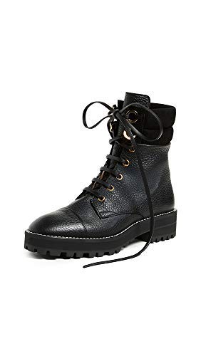 stuart weitzman lexy leather combat boots