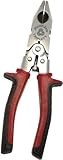 Triplett TT-230 PowrJaw Electrician's Plier with Ergonomic Cushion Grips, 8