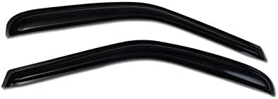 WindGlide (WV-F15097-2P Fits Ford F-150 FITS Regular CAB OR Super CAB Ventvisor Side Window Deflector Dark Smoke 2 PCS