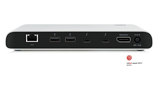 Elgato Thunderbolt 3 Dock with 50 cm Thunderbolt cable, 40Gb/s,85W MacBook Pro charging,dual 4K support