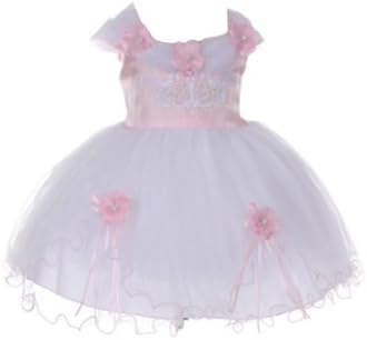 Wonser Floral Girl Balarina Dress, Made in USA (L/2Y, pink)