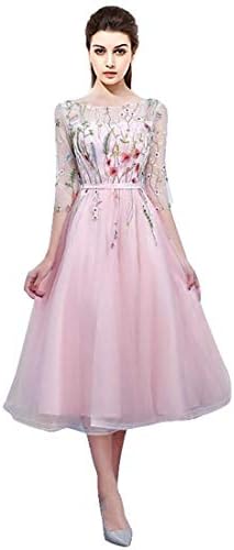 YSMei Womens Long 3D Flower Prom Party Dress Backless Formal Evening Gown YPM458