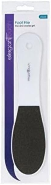 Elegant Touch Foot File Double Sided Hard Skin Pedicure Coarse Fine
