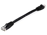 Monoprice 0.5FT 24AWG Cat6 550MHz UTP Ethernet Bare Copper Network Cable - Black