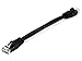 Monoprice 0.5FT 24AWG Cat6 550MHz UTP Ethernet Bare Copper Network Cable - Black primary