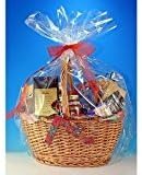 Clear Basket Wrap Bag - 2 Pack - 24" x 30" - Clear