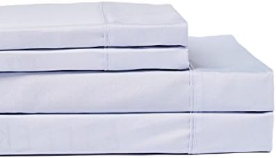Ella Jayne Home Hotel Essentials Luxuriously Soft Microfiber Fabric 3 Piece Bedroom Sheet and Pillowcase Set, Twin Size, Blue