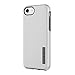 Incipio DualPro iPhone 8 & iPhone 7/6/6s Case with Shock-Absorbing Inner Core & Protective Outer Shell for iPhone 8 & iPhone 7/6/6s - Iridescent Silver/Charcoal