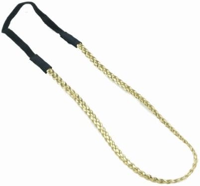 Glitz4Girlz Gold Single Plait Headband