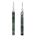 NOVICA Jade .925 Sterling Silver Dangle Earrings 'Spirit of Bamboo'