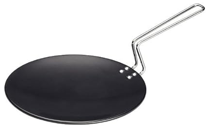 Hawkins Futura Hard Anodised Tawa, 26cm, Black