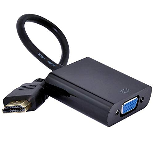 Multibao HDMI to VGA Converter Adapter (Male to Female) for Computer, Desktop, Laptop, PC, Monitor, Projector, HDTV, Xbox and More