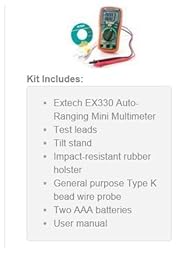 Amazon.com: Extech EX320 Autoranging Mini Multimeter: Home Improvement