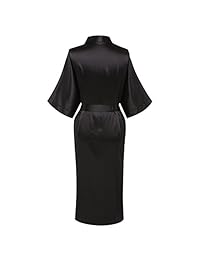 Goodmansam - Kimono de satén para mujer