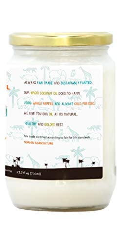 Kentaste Organic Virgin Coconut Oil Unrefined, Pure Cold Pressed FAIR TRADE FROM KENYA - Use for Cooking, and as Base… - Image 5