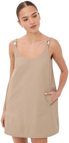 STAUD Women's Laura Linen Mini Dress, Blush Canyon, XS at Amazon Women's  Clothing store