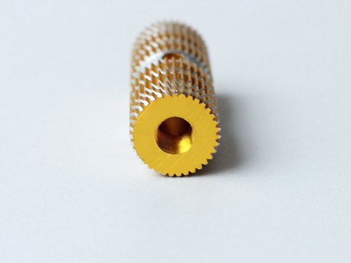 Small Polished Sturdy Aluminum Alloy Foot Pegs for BMX Bikes Bicycles (Gold) - Thumbnail 4