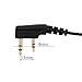 1 X Flexible Throat Mic Microphone Covert Acoustic Tube Earpiece Headset with Finger PTT for Kenwood Pro-Talk XLS TK Two Way Radio Walkie Talkie 2pin