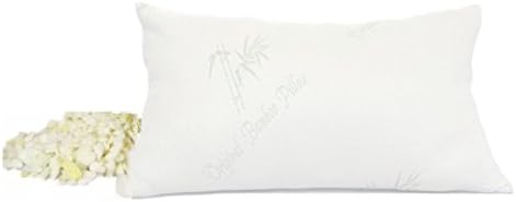 Original Bamboo Shredded Bamboo Memory Foam Pillow with Ever-Cool Adaptive Technology and Deluxe Hypoallergenic Washable Cover, Queen