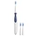 IEnkidu Sonic Electric Toothbrush Waterproof Whitening Prevent Tooth Decay Removes Plaque with 2 Extra Replacement Brush Heads 4 Colors (Dark Blue)