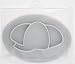 Kids Silicone Placemat Divided Plate for Toddler High Chair with Travel Bag Elephant Salbree (Medium Gray)