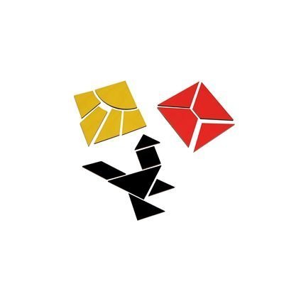 Quadrate (N3) Nikitin-Material Förderung Wahrnehmung