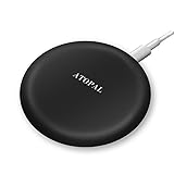 Wireless Charger, IPhone X Wireless Charger, ATOPAL Ultra Slim Qi Fast Wireless Charging Pad for IPhone X, IPhone 8 / 8 Plus, Standard(Not Fast) Samsung Galaxy Note 8 S6 S7 S8 / S8 Plus(No AC Adapter)