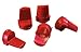Enhanced Test Tube Stopper - 5 Piece (Red)