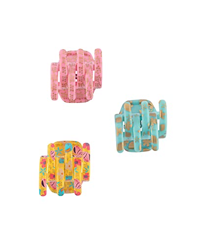 GOODY CLASSICS HALF CLAW CLIPS – 3-PACK, DISNEY PRINCESS, MOANA – GREAT FOR EASILY PULLING UP YOUR HAIR – PAIN-FREE HAIR ACCESSORIES FOR WOMEN, MEN, BOYS, AND GIRLS
