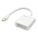 Cable Matters Mini DisplayPort to DVI Adapter (Mini DP to DVI) in White - Thunderbolt and Thunderbolt 2 Port Compatible