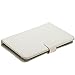 iRULU Leather USB Keyboard Case for 8-9 Inch Touch Screen Tablet with Buttons and Stand -White
