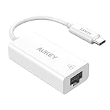 AUKEY USB-C to Ethernet Adapter for MacBook, Chromebook Pixel and More