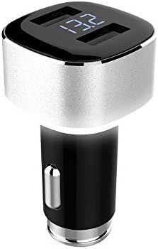 Car Charger, Glotao 4.8A/24W Dual Ports Aluminum Car Charger with LED Light for iPhone 7 6S Plus 6 Plus 6 5SE 5 5C, Samsung Galaxy S7 S6 Edge,Note 5 4 S5 Tab S,LG G5,HTC,,iPads Pro Portable