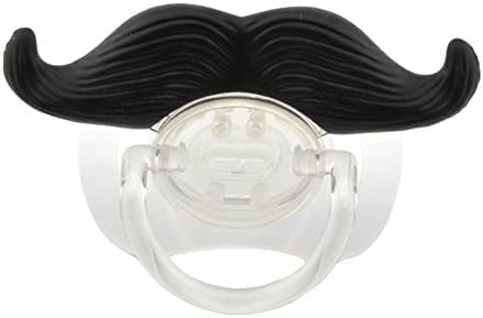 Binnan Baby Dummy mustache Soother Pacifier, Funny Newborn Silicone pacifier for Children