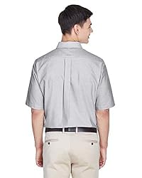 UltraClub Men's Classic Wrinkle-Free Short-Sleeve