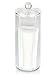 Cotton Pad Holder Dispenser Acrylic Cotton Round Dispenser/Facial Beauty Pad Container Holder/Cosmetic Organizer