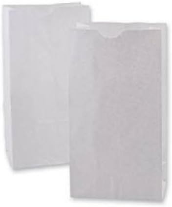 Kraft Small White Paper Bags - 3 x 2 x 6", "Party Favors, Lunch Bags, Wedding Favors - 100 per Pack