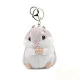 AQUESOUSLY Women's Hamster Plush Key Chain,4.7