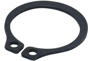 STIR-PLATE Durable Spring Steel External snap retaining Rings with Black Oxide Finish (1/4", 10)