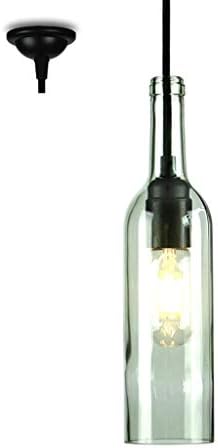 techo botella de vino creativa colgante