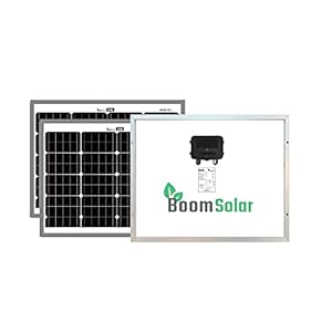 BOOM SOLAR Panel 50 watt – 12 Volt Mono PERC BIS Certified (Pack of 2)