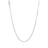 925 Sterling Silver 1MM Snake Chain Italian Crafted Necklace Thin Lightweight Strong - Lobster Claw Clasp 16-30