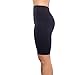 Zaggora High Rise Hot Pants Shorts - Black - High Waist Slimming Neoprene Shorts
