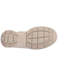 Skechers Easy Going-Latte-Twin Gore sin cordones para mujer