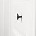 Amazon Basics Straight Top Ring Cabinet Knob, 1.25-inch Diameter, Flat Black, 10-Pack