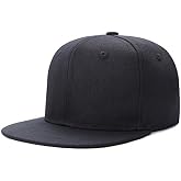 Boolavard Infant to Toddler Kid's Plain Structured Flatbill Snapback Cap
